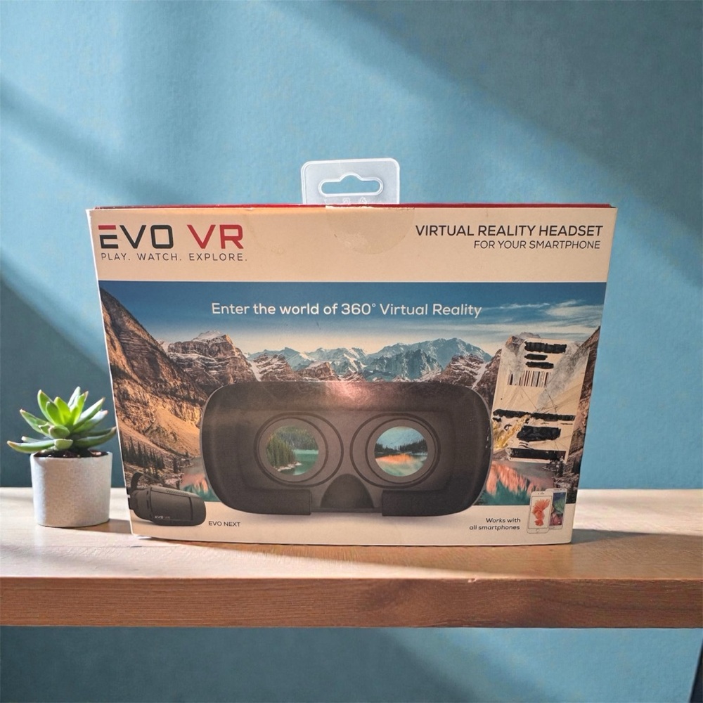 EVO NEXT VR Virtual Reality Headset | Universal Smartphone Compatible